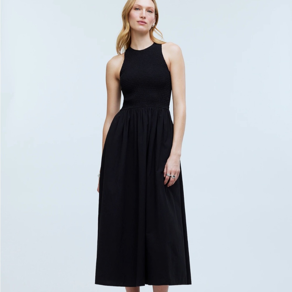 Madewell Melody Smocked Midi Dress